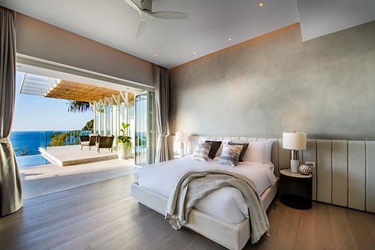 Contemporary master bedroom design
